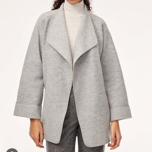 Wilfred Aritzia Merino Wool Chandelle Open Jacket
